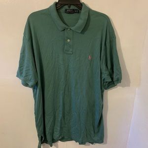 Ralph Lauren Men’s Green Polo Shirt Size XL